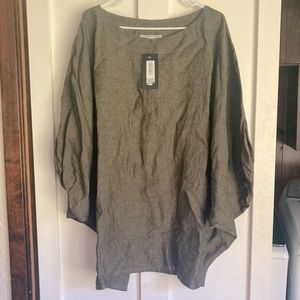 Bryn Walker 100% Linen Oversized Blouse